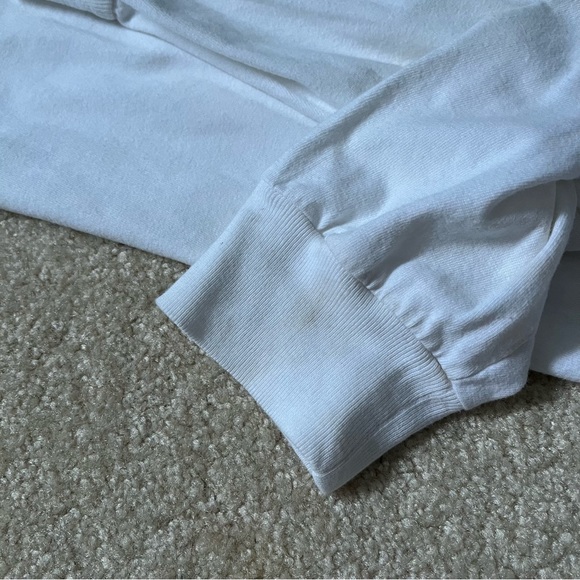 VINTAGE Looney Tunes Shirt Adult Small White Tweety Bird Embroidered Henley Mens - Picture 9 of 13